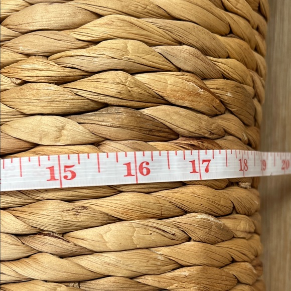 Bohemian Style Natural Woven Tote Bag with Wooden Handles - Picture 13 of 14